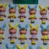 Aplque da bonequinha Metto doll