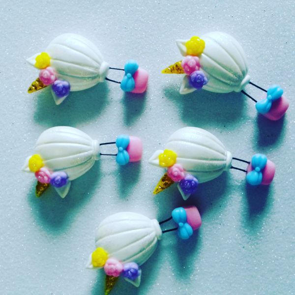 Apliques DE balão unicórnio