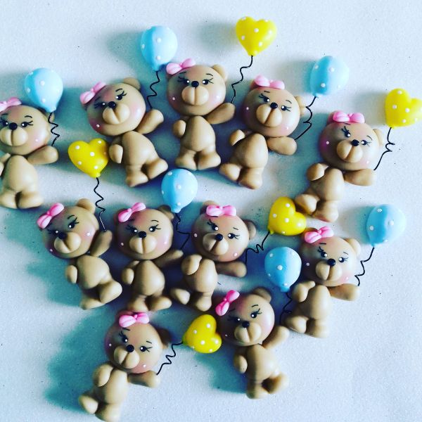 Apliques ursinho DE balão